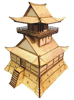 Second Layer of Heavenly Guardianship For Japanese Warring States Tablets Miniature Wooden Scene Model With 28mm Ratio Of 1:56 
Second Layer of Heavenly Guardianship For Japanese Warring States Tablets Miniature Wooden Scene Model With 28mm Ratio Of 1:56