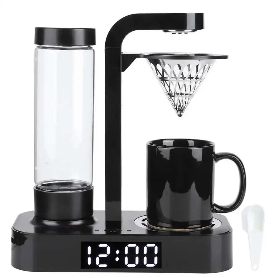 Mini Automatic Coffee Machine American Drip Coffee Maker with Digital Clock Display 220V
Mini Automatic Coffee Machine American Drip Coffee Maker with Digital Clock Display 220V