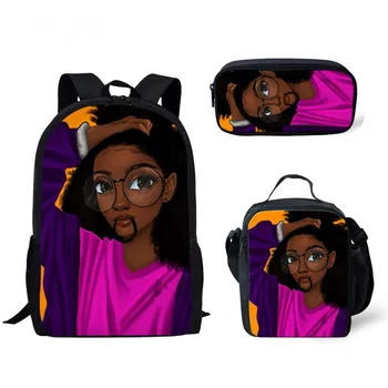 Black Queen African American Girls Printing School Bag Set For Lunch Pencil Case Teenage Girls Backpack Children Kids Schoolbags
Black Queen African American Girls Printing School Bag Set For Lunch Pencil Case Teenage Girls Backpack Children Kids Schoolbags