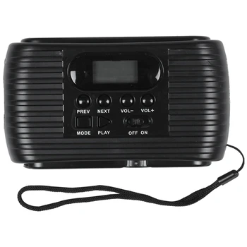 Solar Powered Emergency Radio With Hand Cranking Am/Fm Radio And Music Player Flashlight With 3 Leds
Solar Powered Emergency Radio With Hand Cranking Am/Fm Radio And Music Player Flashlight With 3 Leds