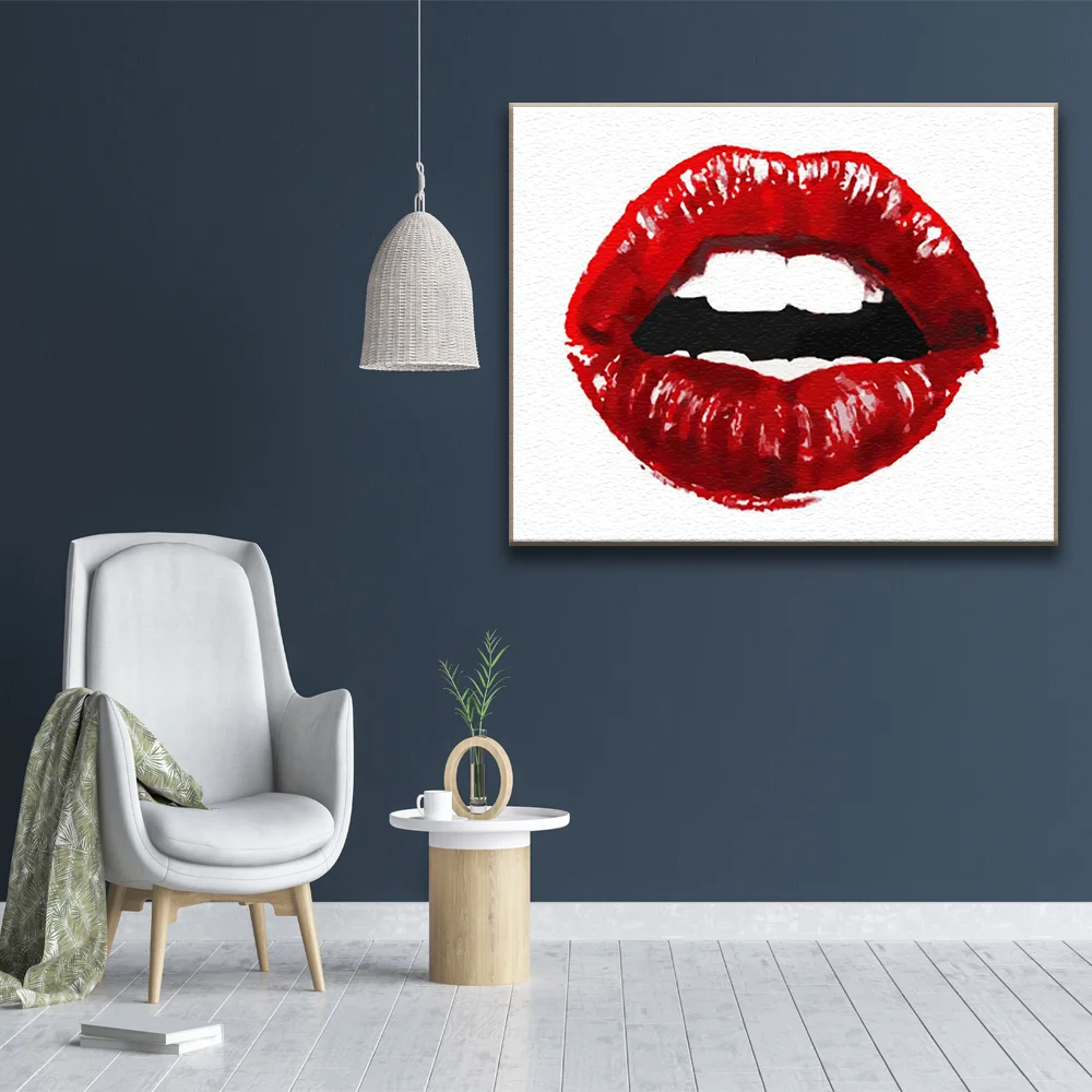Hot lips DIY Painting By Numbers Abstract Picture Canvas Oil Painting Decoration For Home Unique Gift 50*40CM Frameless
Hot lips DIY Painting By Numbers Abstract Picture Canvas Oil Painting Decoration For Home Unique Gift 50*40CM Frameless