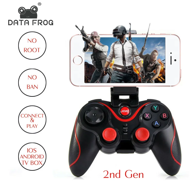 DATA FROG Wireless Joystick Bluetooth Gamepad Game Controller Support Official App For iphone /Android Smart Phone/TV Box/PC/PS3
DATA FROG Wireless Joystick Bluetooth Gamepad Game Controller Support Official App For iphone /Android Smart Phone/TV Box/PC/PS3