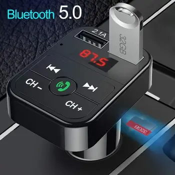 Car Bluetooth 5.0 FM Transmitter Wireless Handsfree Audio Receiver Auto MP3 Player 2.1A Dual USB Fast Charger Car Accessories
Car Bluetooth 5.0 FM Transmitter Wireless Handsfree Audio Receiver Auto MP3 Player 2.1A Dual USB Fast Charger Car Accessories