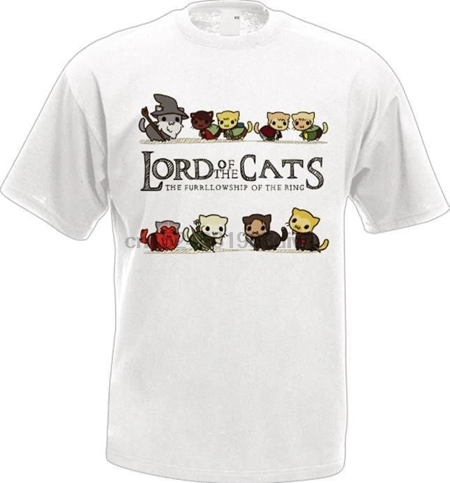 Lord of the Cats Unisex T-Shirt Fellowship LOTR Hobbit Inspired Funny T Shirt Men Short Sleeve Funny
Lord of the Cats Unisex T-Shirt Fellowship LOTR Hobbit Inspired Funny T Shirt Men Short Sleeve Funny