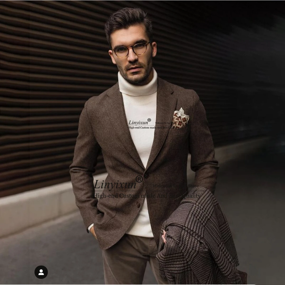 Classic Mens Suits Tweed Formal Business Blazer Slim Fit 2 Piece Set Wedding Groom Tuxedo Prom Jacket Pants Costume Homme
Classic Mens Suits Tweed Formal Business Blazer Slim Fit 2 Piece Set Wedding Groom Tuxedo Prom Jacket Pants Costume Homme