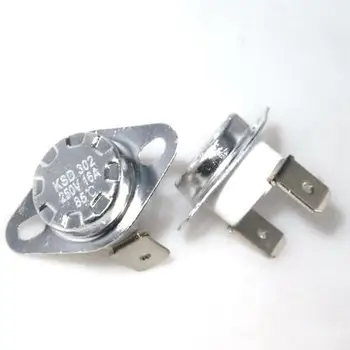 Thermostat KSD301/KSD302 40~300C Ceramics 16A250V 45C 50C 55C 60C 75C 80C 85C 90C 95C degrees Normally Closed open
Thermostat KSD301/KSD302 40~300C Ceramics 16A250V 45C 50C 55C 60C 75C 80C 85C 90C 95C degrees Normally Closed open