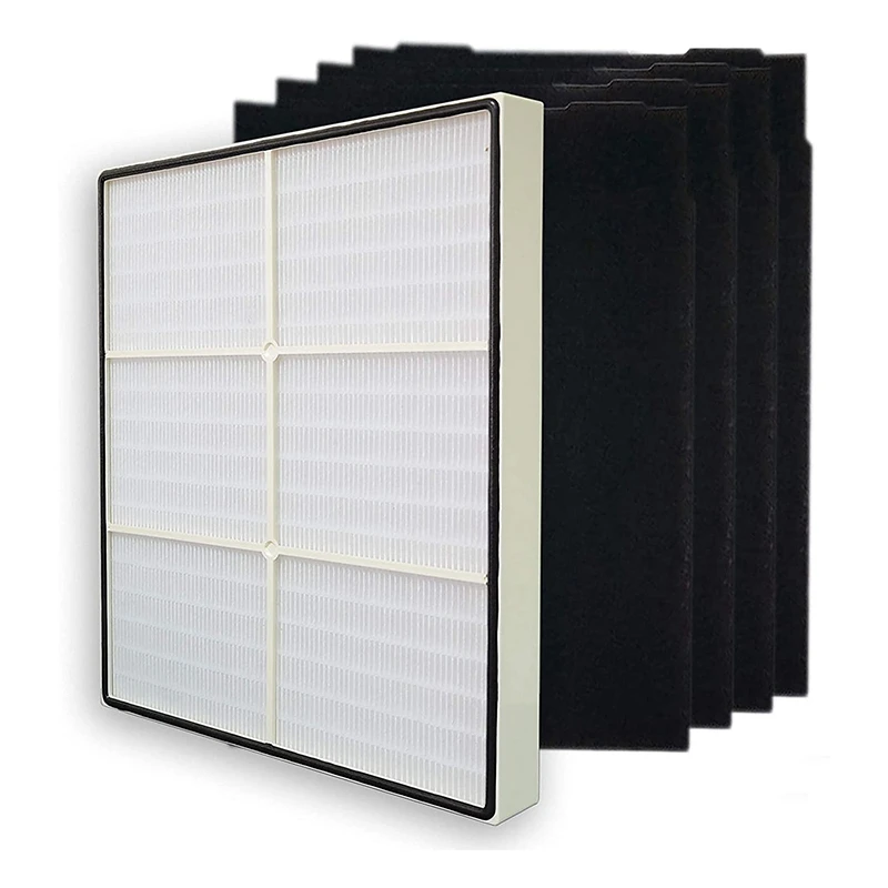 Replacement 1 HEPA Filter + 4 Carbon Filters Compatible for Whirlpool Whispure 8171434K 1183054K 1183054 AP300 AP350
Replacement 1 HEPA Filter + 4 Carbon Filters Compatible for Whirlpool Whispure 8171434K 1183054K 1183054 AP300 AP350