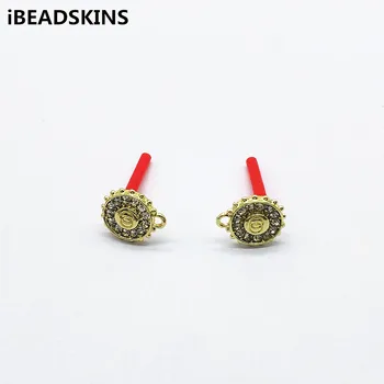 New arrival! 13x11mm 100pcs Rhinestone Round Shape Earring stud for Jewelry Findings Earrings parts,hand Made Jewelry DIY 
New arrival! 13x11mm 100pcs Rhinestone Round Shape Earring stud for Jewelry Findings Earrings parts,hand Made Jewelry DIY