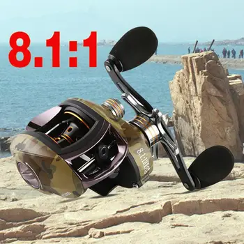 Dripping Wheel Fishing Wheel Spool Gear Metal Road Aluminum Alloy 8.1:1 Fishing Reel
Dripping Wheel Fishing Wheel Spool Gear Metal Road Aluminum Alloy 8.1:1 Fishing Reel