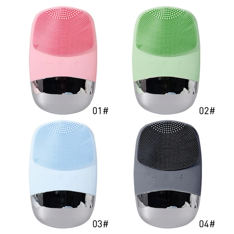 Electric Face Cleansing Brush Waterproof Silicone Deep Cleansing Face Massage Brush With USB Charging
Electric Face Cleansing Brush Waterproof Silicone Deep Cleansing Face Massage Brush With USB Charging