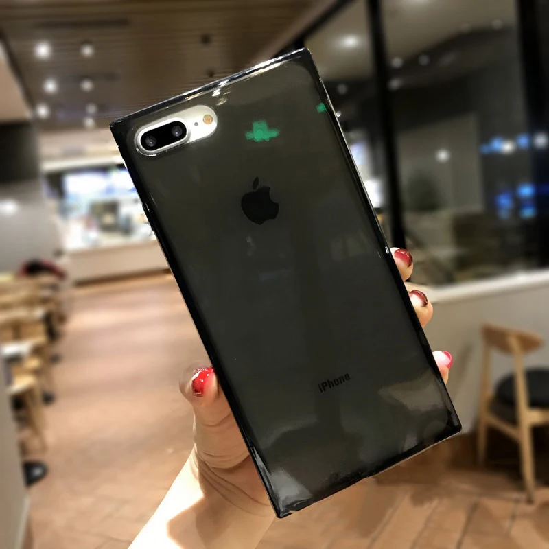 Противоударный защитный чехол для iphone 11 Pro MAX XR X XS 6 6s 7 8 Plus Прозрачный Мягкий ТПУ