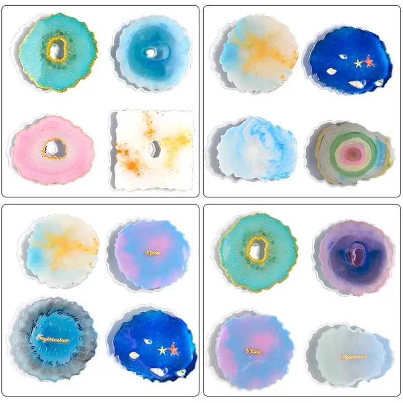 4Pcs Large Irregular Wave Round Coaster Mold Cup Mat Silicone Resin Mold Epoxy Resin Cement Casting Jewelry Making Tools
4Pcs Large Irregular Wave Round Coaster Mold Cup Mat Silicone Resin Mold Epoxy Resin Cement Casting Jewelry Making Tools