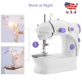 Sewing Machine Mini Electric Multi-Function LED Night Light Foot Pedal Straight Line Home Desktop Handheld Sewing Machine
Sewing Machine Mini Electric Multi-Function LED Night Light Foot Pedal Straight Line Home Desktop Handheld Sewing Machine