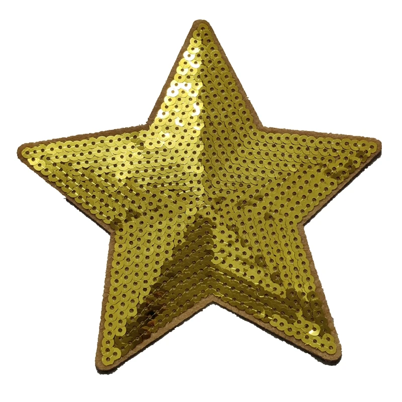 GOLD Stars Diy Patch for Clothing Embroidered Applique Iron on Jacket Diy Accessories Sequin Patches Badge
GOLD Stars Diy Patch for Clothing Embroidered Applique Iron on Jacket Diy Accessories Sequin Patches Badge