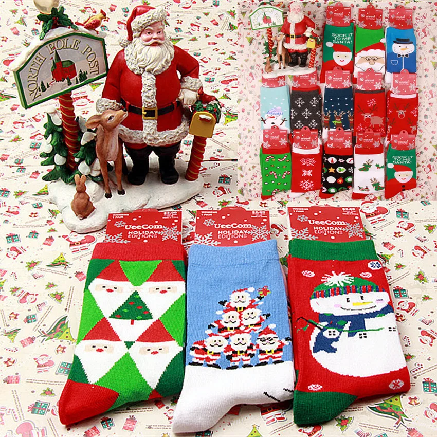 stockings new year socks santa claus christmas snow gift socks