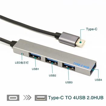2020 New USB C HUB 3.0 3.1 Type C 4 Port Multi Splitter Adapter OTG For Xiaomi Lenovo Macbook Pro Air PC Computer Notebook Acces
2020 New USB C HUB 3.0 3.1 Type C 4 Port Multi Splitter Adapter OTG For Xiaomi Lenovo Macbook Pro Air PC Computer Notebook Acces