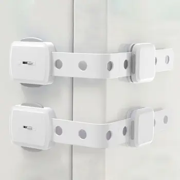5/10Pcs Baby Safety Fridge Drawer Cupboard Cabinet Protection Adjustable Strap Lock Children Security Protector Proofing Latches
5/10Pcs Baby Safety Fridge Drawer Cupboard Cabinet Protection Adjustable Strap Lock Children Security Protector Proofing Latches