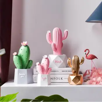 Nodic Fashion Ins Style Pink & Green Catcus Creative Home Resin Statue Kids Room Resin Plant Decor Figure New
Nodic Fashion Ins Style Pink & Green Catcus Creative Home Resin Statue Kids Room Resin Plant Decor Figure New