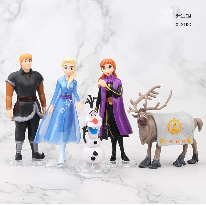 5/7 шт. disney Замороженные игрушки Анна и Эльза из мультфильма Холодное сердце Кукла