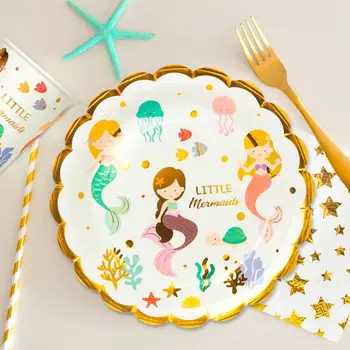 The Little Mermaid Birthday Tableware Mermaid Party Decor Birthday Party Decor Kids Mermaid Wedding Party Supplies Baby Shower 
The Little Mermaid Birthday Tableware Mermaid Party Decor Birthday Party Decor Kids Mermaid Wedding Party Supplies Baby Shower