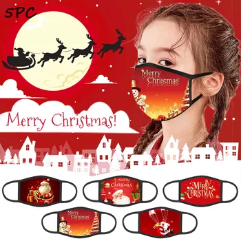 5pc Masks Reusable Children Christmas Cartoon Printing Face Mask Mascarillas Washable Breathable Protective Mascherine Masque
5pc Masks Reusable Children Christmas Cartoon Printing Face Mask Mascarillas Washable Breathable Protective Mascherine Masque