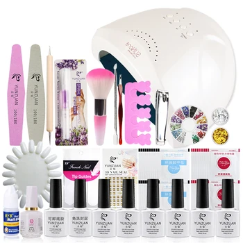 Beginners Manicure Tool Kit Full Set Barbie Koudan QQ Nail Polish Glue 48W Chopsticks Container led uv Lamp Machine 
Beginners Manicure Tool Kit Full Set Barbie Koudan QQ Nail Polish Glue 48W Chopsticks Container led uv Lamp Machine