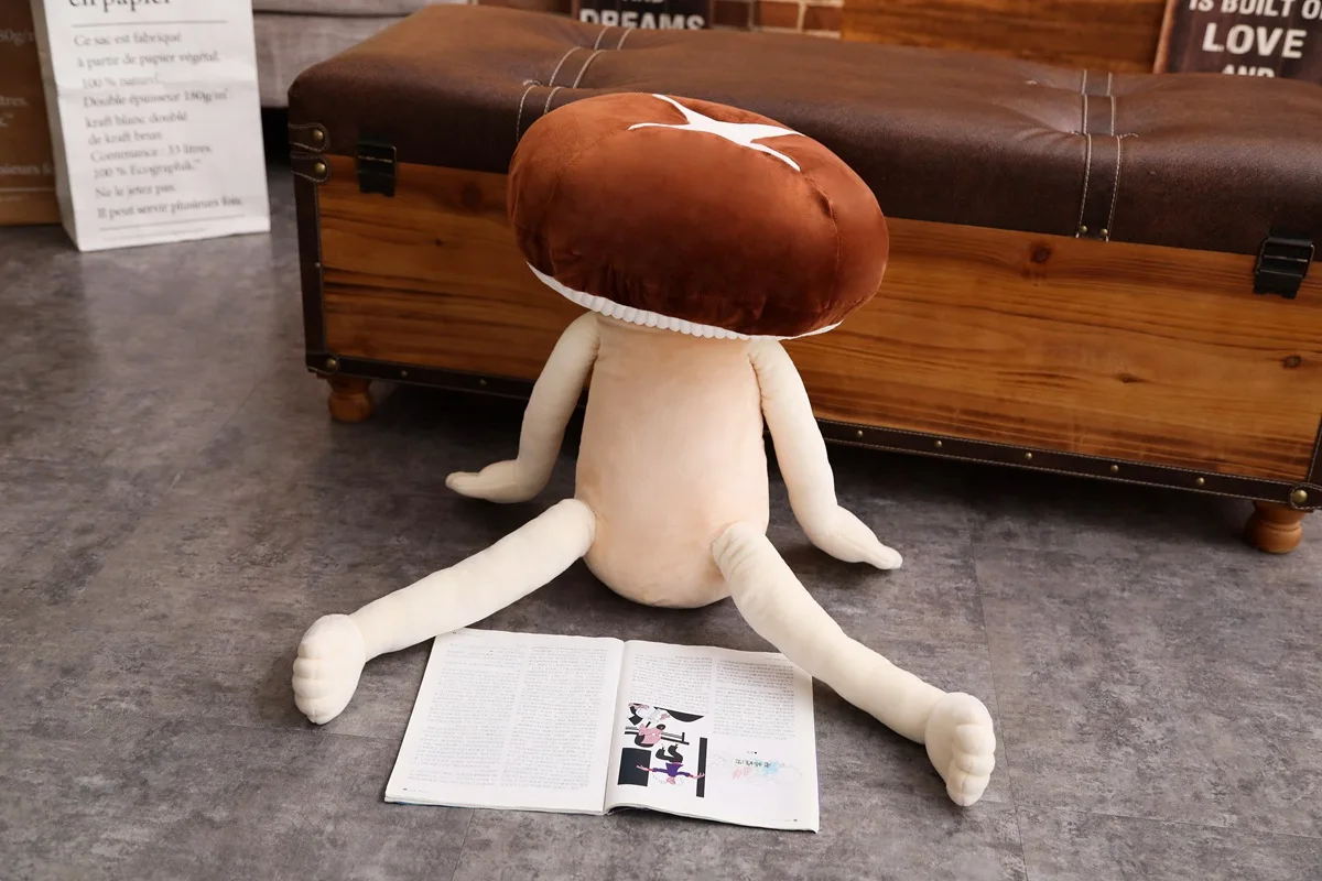 New Style Shiitake Mushrooms Bread Plush Toy Doll Pillow Creative Gift Customizable Logo
New Style Shiitake Mushrooms Bread Plush Toy Doll Pillow Creative Gift Customizable Logo