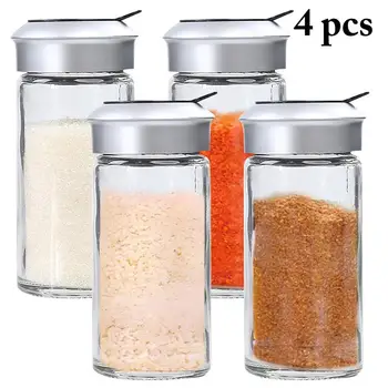 Kapmore 4pcs/set Multi-Purpose Seasoning Container Spice Bottle Seasoning Bottle For Pepper Salt Kitchen Tools For Cooking
Kapmore 4pcs/set Multi-Purpose Seasoning Container Spice Bottle Seasoning Bottle For Pepper Salt Kitchen Tools For Cooking