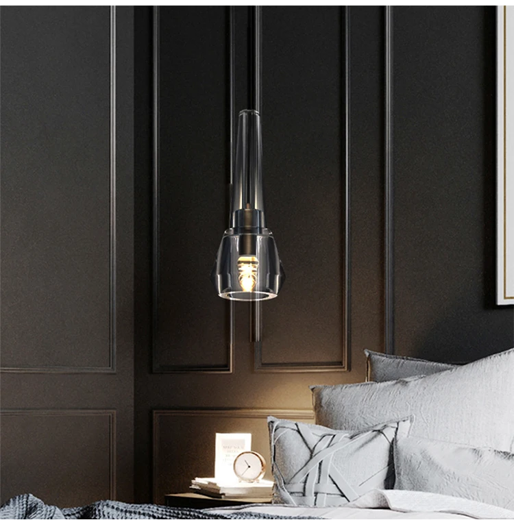 Brass Crystal Wall Sconce