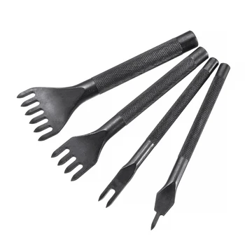 DIY Leather Hole Punching Tool Black Steel Punches 3/4/5mm Leather Drilling Chisel Hole Punch Splicing Craft Tool Supplies 4pcs
DIY Leather Hole Punching Tool Black Steel Punches 3/4/5mm Leather Drilling Chisel Hole Punch Splicing Craft Tool Supplies 4pcs