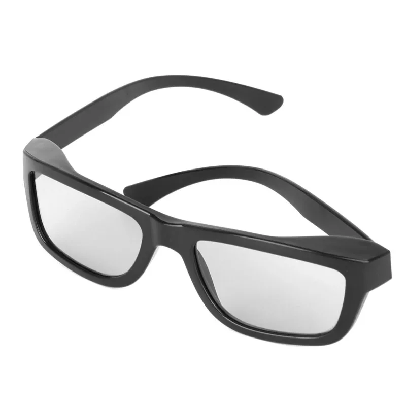 Circular Polarized Passive 3D Glasses Stereo Black For 3D TV Real D IMAX Cinemas - L060 new hot dropshipping