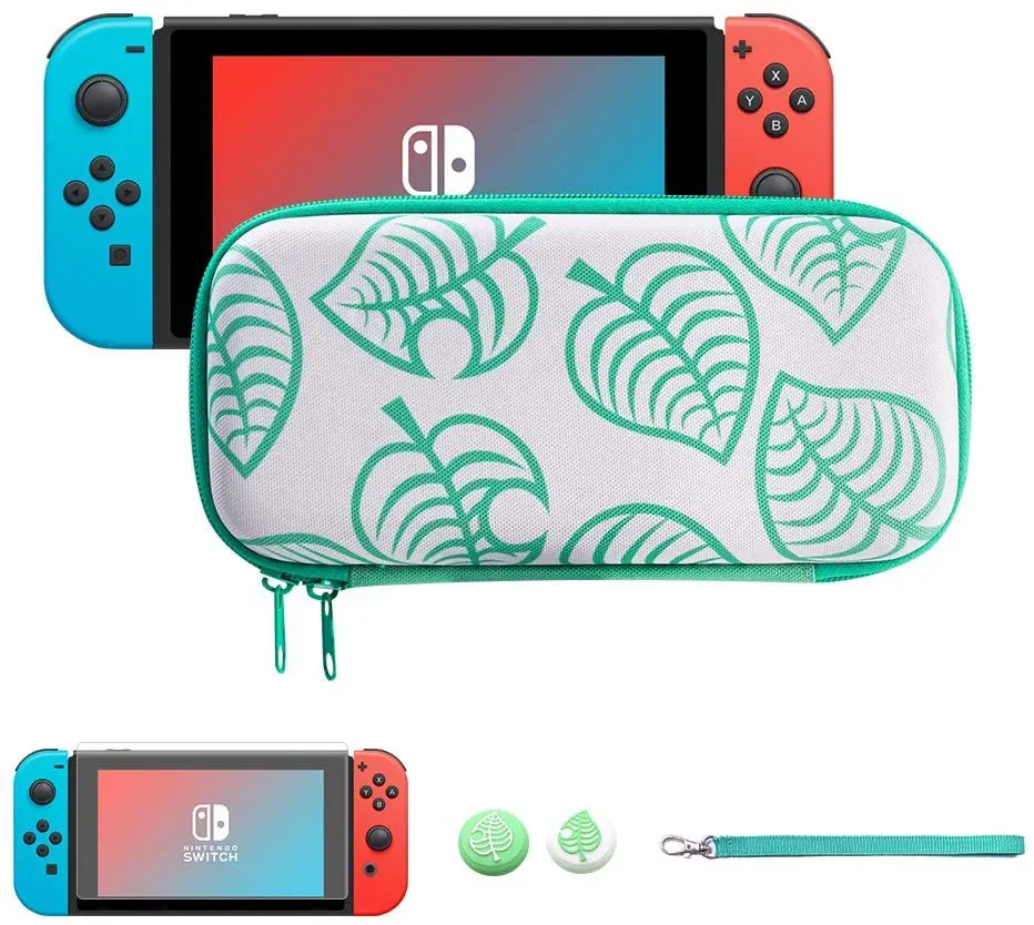 For Nintendo Switch Carrying Case Protective Portable Hard Shell Storage for Leaf Crossing NS Console with 8 Game Card Slots
For Nintendo Switch Carrying Case Protective Portable Hard Shell Storage for Leaf Crossing NS Console with 8 Game Card Slots