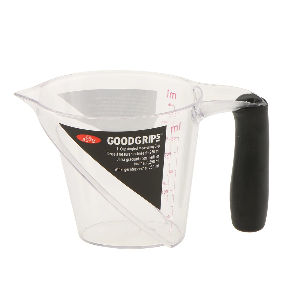 8.5oz Plastic Liquid Measuring Cup for Lab Kitchen Cooking Bakery Salon Tool 8.5oz Plastic Liquid Measuring Cup for Lab Kitchen Cooking Bakery Salon Tool