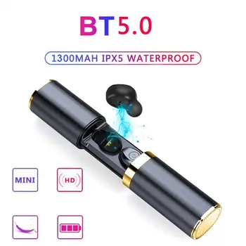 F9 TWS Wireless Bluetooth 5.0 headphones In-Ear Hands-free Earphones with charging box 1300 mAh HiFi Sport music Headset
F9 TWS Wireless Bluetooth 5.0 headphones In-Ear Hands-free Earphones with charging box 1300 mAh HiFi Sport music Headset