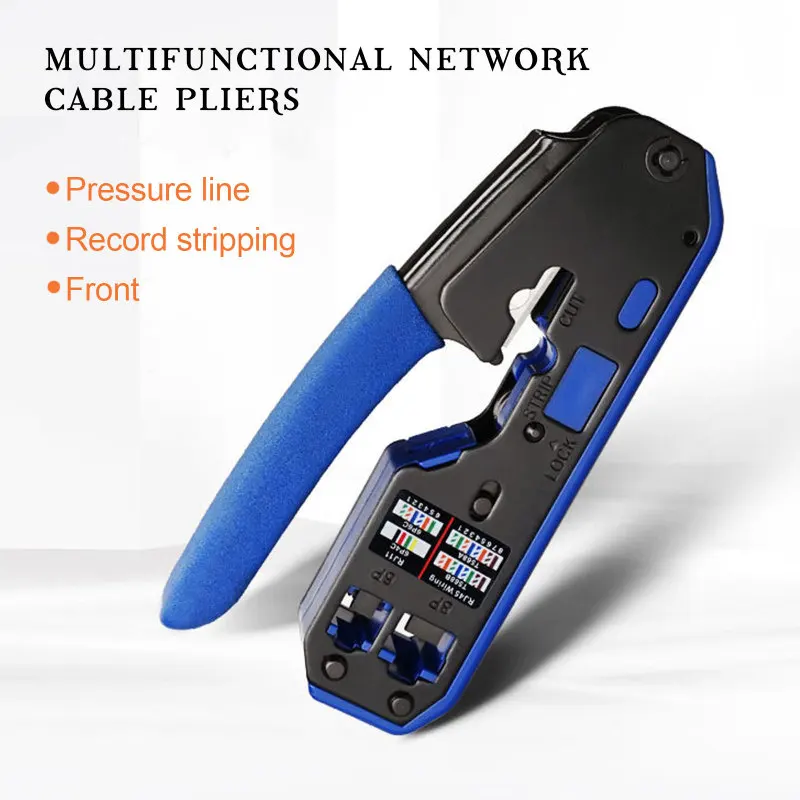 Hot Network Cable Pliers Tool Network Crimper Cable Stripping Plier Wire Stripper Cutting Pressing Multitool for Rj45 Connector
Hot Network Cable Pliers Tool Network Crimper Cable Stripping Plier Wire Stripper Cutting Pressing Multitool for Rj45 Connector