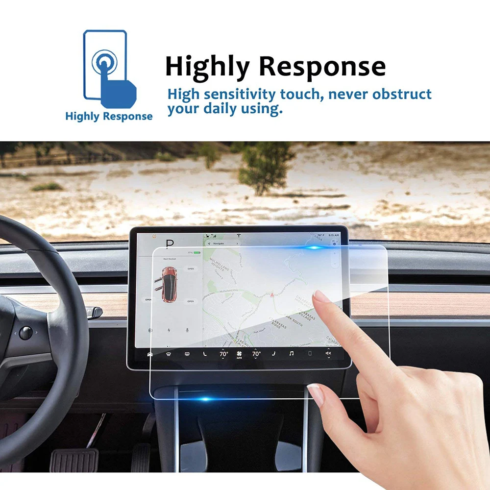 15" Center Control Touchscreen Protect Film Car Navigation Touch Screen Tempered Glass Protector for Tesla Model 3
15" Center Control Touchscreen Protect Film Car Navigation Touch Screen Tempered Glass Protector for Tesla Model 3