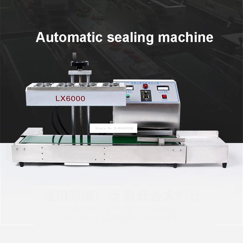 New LX6000 Automatic Continuous Sealer Electromagnetic Induction Sealing Machine Aluminum Foil Bottle Sealing Machine 110V/220V
New LX6000 Automatic Continuous Sealer Electromagnetic Induction Sealing Machine Aluminum Foil Bottle Sealing Machine 110V/220V