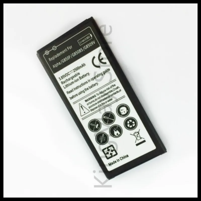 EB-BG850BBC сменная батарея для Samsung Galaxy Alpha G850 G850F G8508S G8509V G8508 G850T G850V G850M Battery g850 |
