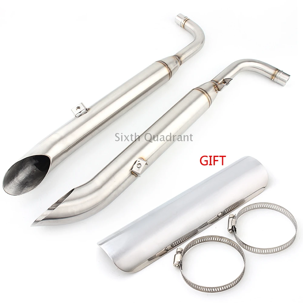 Left & Right Motorcycle Exhaust Modify Motocross Exhaust Muffler Pipe Parts Fits For Triumph Bonnieville Bobber T100 T1200
Left & Right Motorcycle Exhaust Modify Motocross Exhaust Muffler Pipe Parts Fits For Triumph Bonnieville Bobber T100 T1200