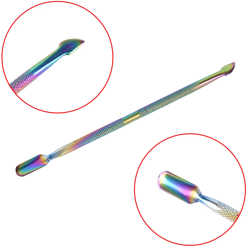 Woman Lady Nail Clean 1PC Double-end Cuticle Pusher Remover Rainbow Pusher Cuticle Pusher Dead Skin Remover Manicure Nail Art
Woman Lady Nail Clean 1PC Double-end Cuticle Pusher Remover Rainbow Pusher Cuticle Pusher Dead Skin Remover Manicure Nail Art
