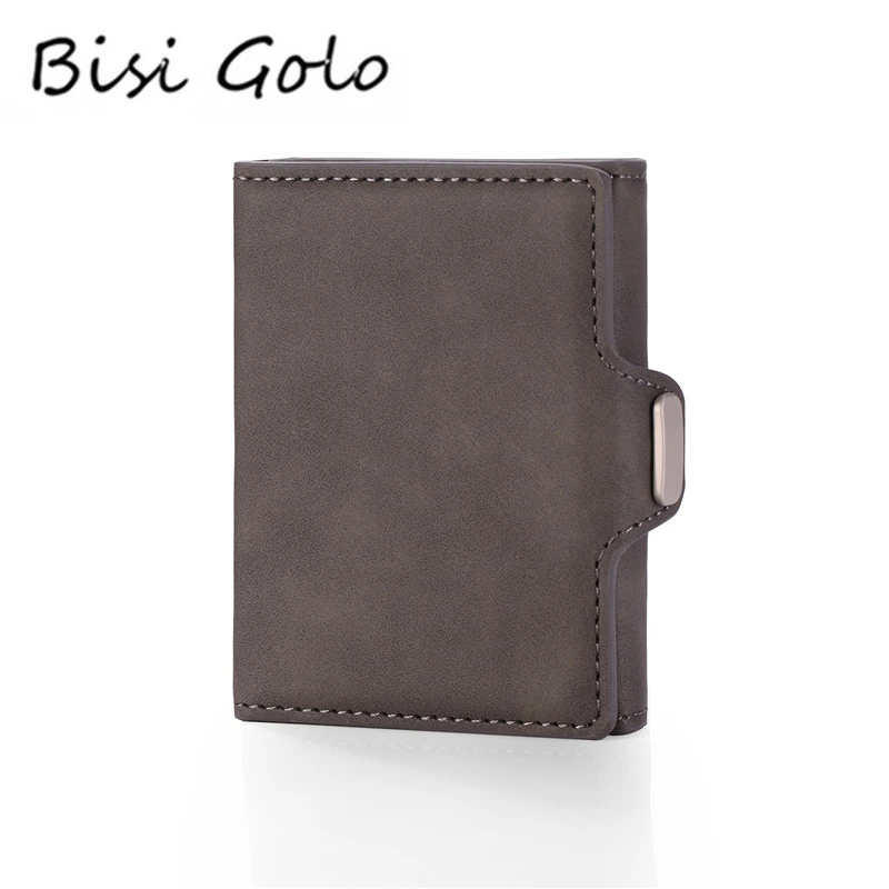 BISI GORO Business Credit Card Holder with Button Travel Passport Wallet PU Aluminum RFID Multifunctional Card Case Organizer
BISI GORO Business Credit Card Holder with Button Travel Passport Wallet PU Aluminum RFID Multifunctional Card Case Organizer