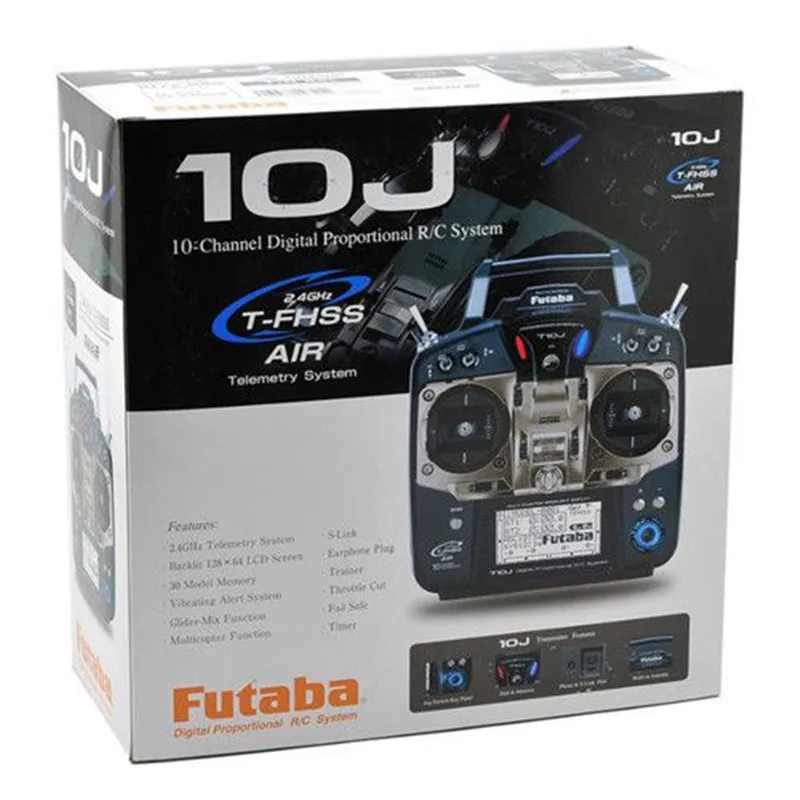 Oiginal Futaba T10J 10J 10 Channel 2.4GHz Radio Transmitter System with R3008SB Receive for RC Helicopter Multicopter
Oiginal Futaba T10J 10J 10 Channel 2.4GHz Radio Transmitter System with R3008SB Receive for RC Helicopter Multicopter