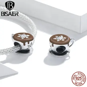 Bisaer 2020 Charms 925 Sterling Silver Winter Coffee Cup Beads Fit Charm Bracelets Women Beads Silver 925 Jewelry
Bisaer 2020 Charms 925 Sterling Silver Winter Coffee Cup Beads Fit Charm Bracelets Women Beads Silver 925 Jewelry