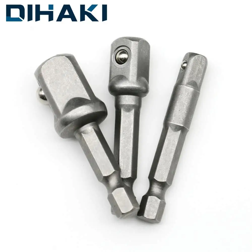 3pc/set Drill Nut Driver Power Extension Bit Set Socket Adapter 1/4" 3/8" 1/2" Impact Grade Hex Shank Adapter for Drills
3pc/set Drill Nut Driver Power Extension Bit Set Socket Adapter 1/4" 3/8" 1/2" Impact Grade Hex Shank Adapter for Drills