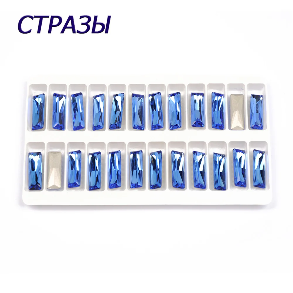 CTPA3bI Sapphire Glass Crystal Rhinestones With Claw Baguette Sewing Fancy Stones Diamond For DIY Crafts Gym Suit Decoration
CTPA3bI Sapphire Glass Crystal Rhinestones With Claw Baguette Sewing Fancy Stones Diamond For DIY Crafts Gym Suit Decoration