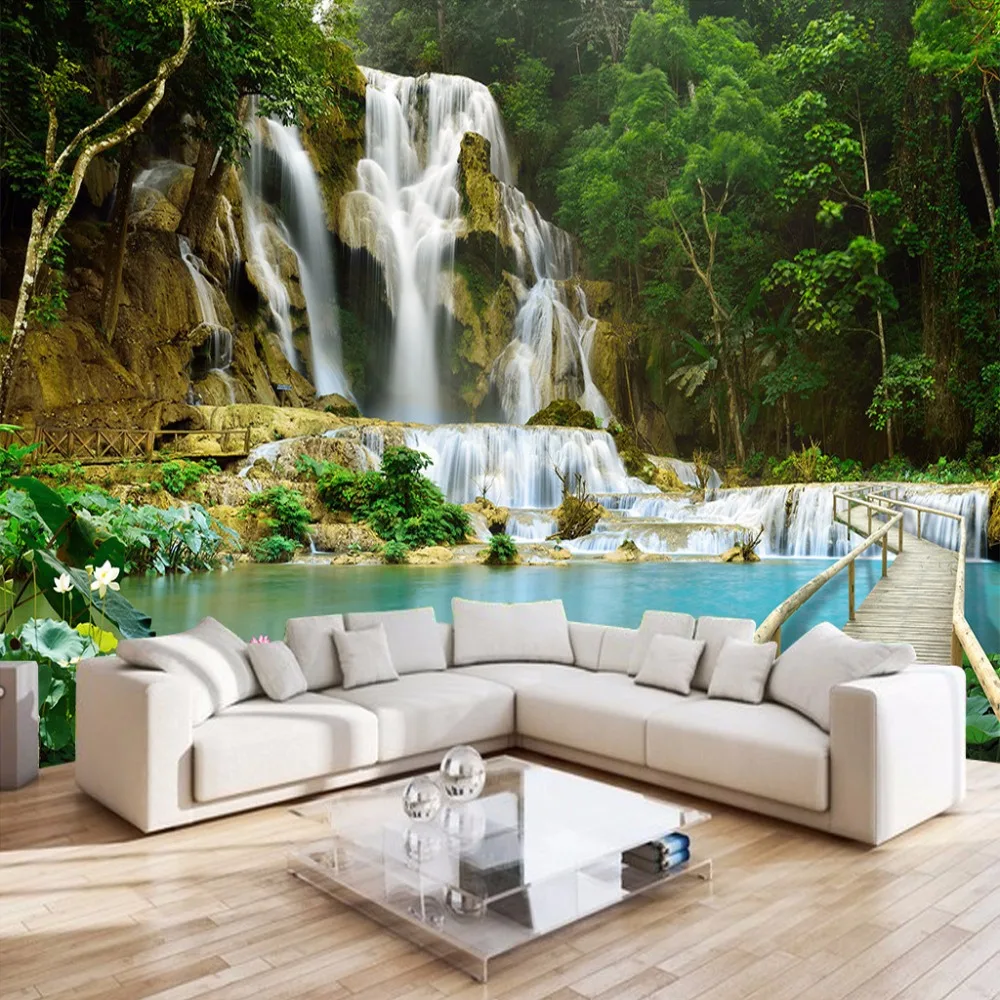 Drop Shipping Waterfall Landscape 3D Non-woven TV Background Photo Wallpaper Custom Wall Mural Wall Covering Papel Pintado
Drop Shipping Waterfall Landscape 3D Non-woven TV Background Photo Wallpaper Custom Wall Mural Wall Covering Papel Pintado