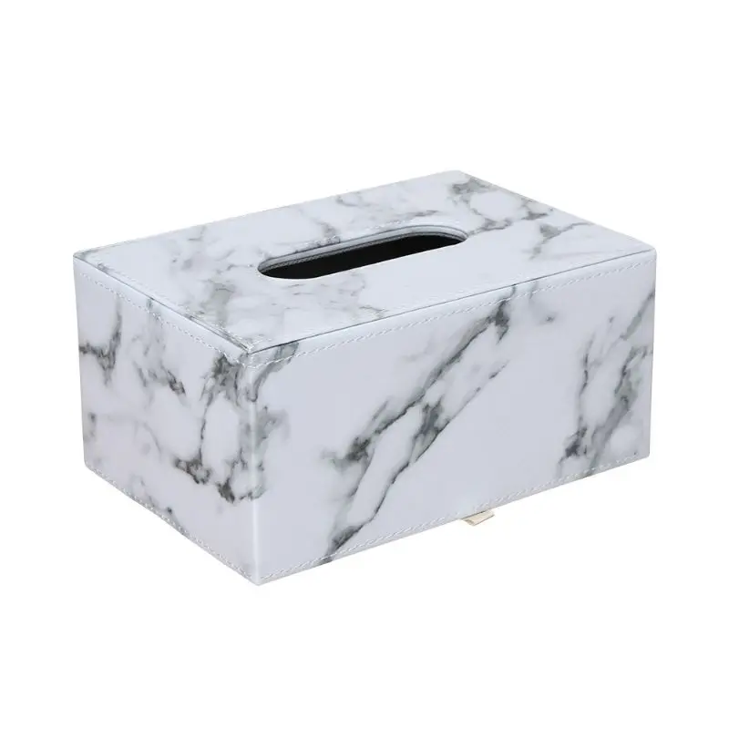 Rectangular Marble PU Leather Facial Tissue Box Cover Napkin Holder Paper Towel Dispenser Container for Home Office Car Decor
Rectangular Marble PU Leather Facial Tissue Box Cover Napkin Holder Paper Towel Dispenser Container for Home Office Car Decor