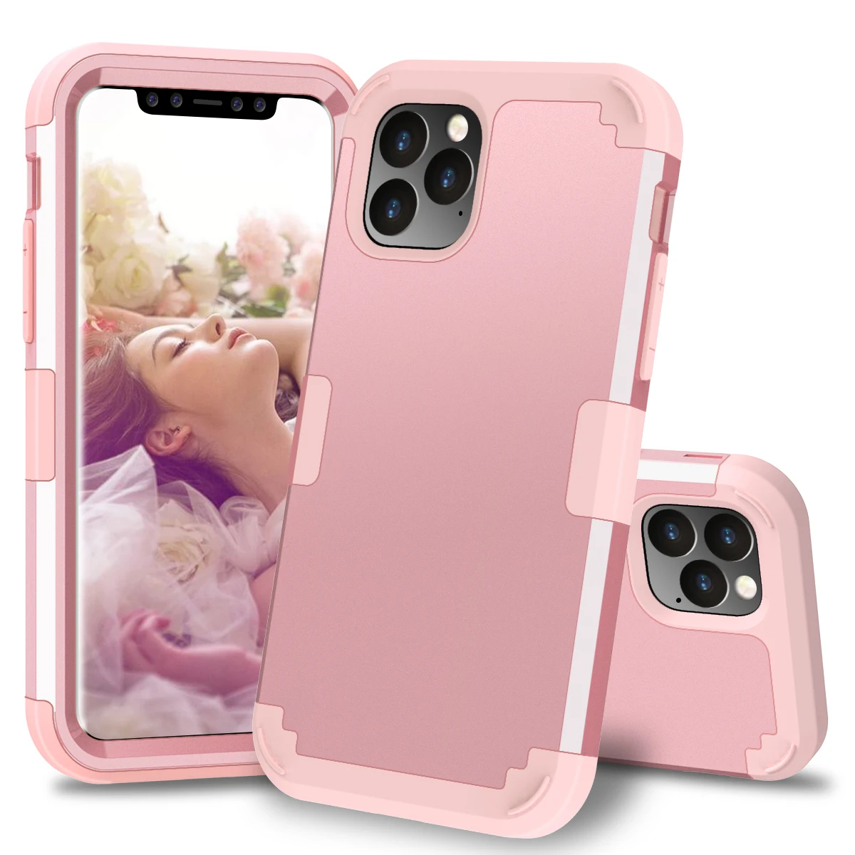 Чехол для Apple iPhone 11 2019 противоударный защитный гибридный жесткий резиновый чехол