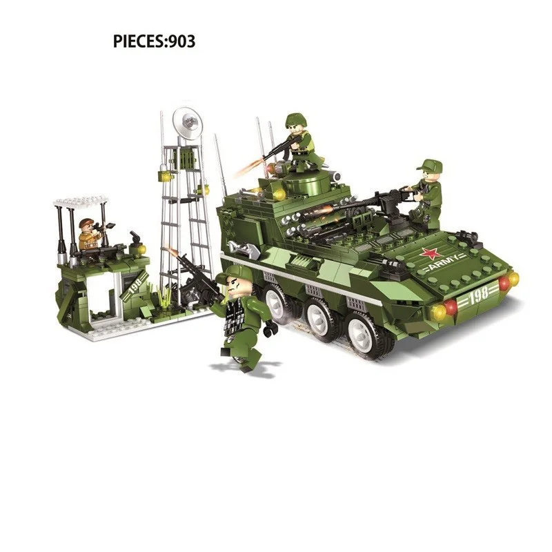 Military series world war Military multifunctional satellite communication armored vehicle soldier DIY Action Figures Toys Gifts
Military series world war Military multifunctional satellite communication armored vehicle soldier DIY Action Figures Toys Gifts