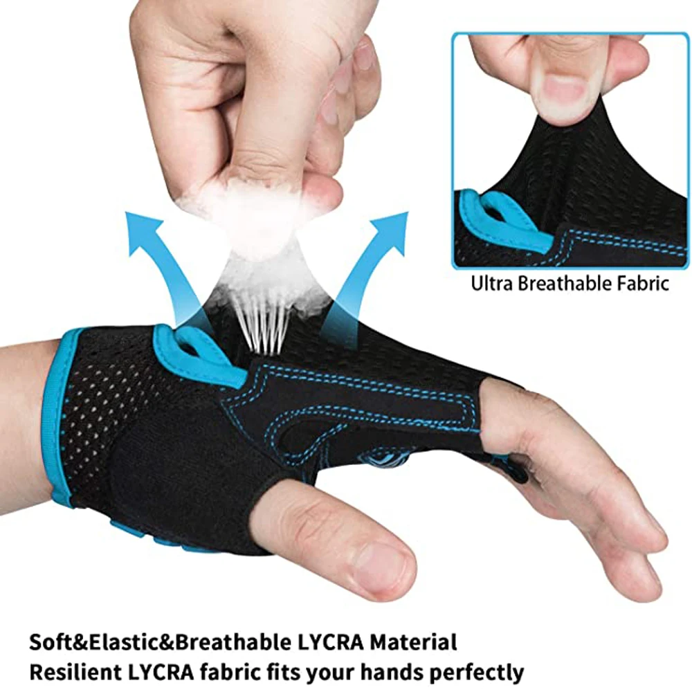 NEWBOLER Shockproof GEL Pad Cycling Gloves Half Finger Sport Gloves Men Women Summer Bicycle Gym Fitness Gloves MTB Bike Gloves NEWBOLER Shockproof GEL Pad Cycling Gloves Half Finger Sport Gloves Men Women Summer Bicycle Gym Fitness Gloves MTB Bike Gloves